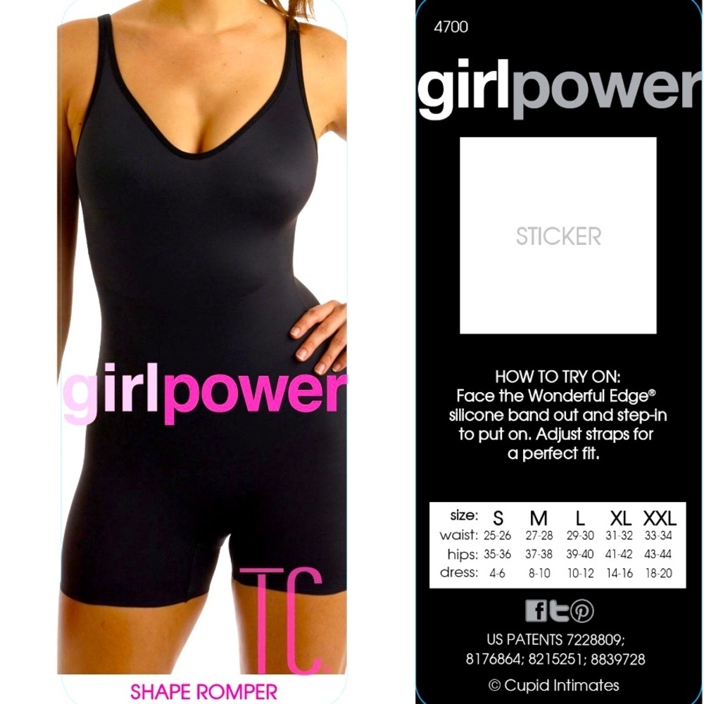 GIRL POWER Shape Romper